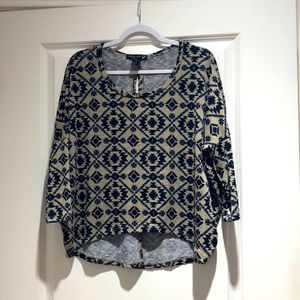 Living Doll Los Angeles sweater with buttoned back